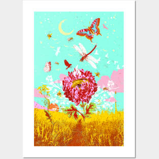 FLOWER PATH Posters and Art